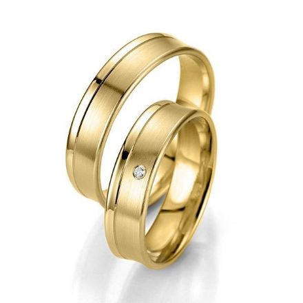 Gifteringer i gult gull 14 kt, 5.5 mm. Smart line - 4807027 Gifteringer i gult gull 14 kt, 5.5 mm. Smart line - 4807027