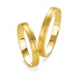 Gifteringer i gult gull 9 kt, 3 mm. BASIC LIGHT - 14805605