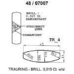 Skisse av gull 14 kt, 4.5 mm. Smart line - 48070070