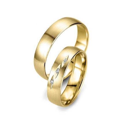 Gifteringer i gult gull 14 kt, 5 mm. Smart line - 48070310 Gifteringer i gult gull 14 kt, 5 mm. Smart line - 48070310