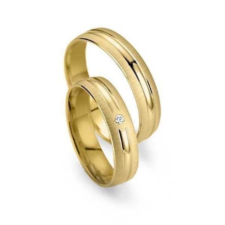 Gifteringer i gult gull 14 kt, 5 mm. Smart line - 48070330 Gifteringer i gult gull 14 kt, 5 mm. Smart line - 48070330