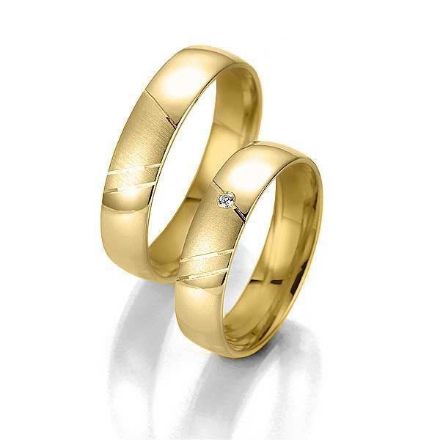 Gifteringer i gult gull 14 kt, 5 mm. Smart line - 48070390 Gifteringer i gult gull 14 kt, 5 mm. Smart line - 48070390