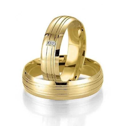 Gifteringer i gult gull 14 kt, 5.5 mm. Smart line - 48070430 Gifteringer i gult gull 14 kt, 5.5 mm. Smart line - 48070430