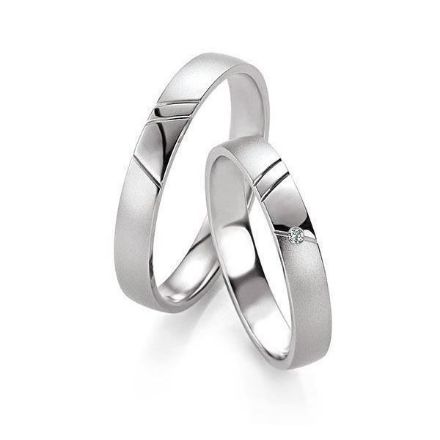 Gifteringer i hvitt gull 9 kt, 3.5 mm. BASIC LIGHT - 14805619 Gifteringer i hvitt gull 9 kt, 3.5 mm. BASIC LIGHT - 14805619