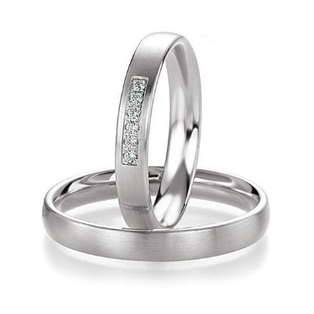 Gifteringer i hvitt gull 9 kt, 3.5 mm. BASIC LIGHT - 14805629 Gifteringer i hvitt gull 9 kt, 3.5 mm. BASIC LIGHT - 14805629