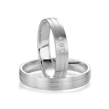 Gifteringer i platina 950, 4 mm. BASIC LIGHT - 44805609 Gifteringer i platina 950, 4 mm. BASIC LIGHT - 44805609