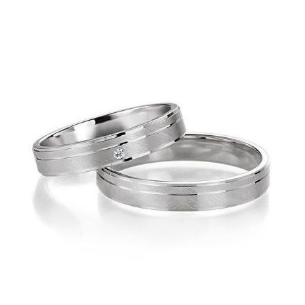 Gifteringer i platina 950, 4 mm. BASIC LIGHT - 44805623 Gifteringer i platina 950, 4 mm. BASIC LIGHT - 44805623