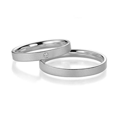 Gifteringer i platina 950, 3 mm. BASIC LIGHT - 44805601 Gifteringer i platina 950, 3 mm. BASIC LIGHT - 44805601