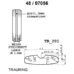 Skisse av  hvitt & gult gull 14 kt, 4.5 mm. Smart line - 48070550