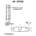 Skisse av gull 14 kt, 5 mm. Smart line - 4807052