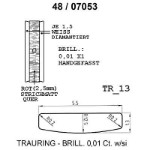 Skisse av hvitt og rødt gull 14 kt, 5.5 mm. Smart line - 48070531