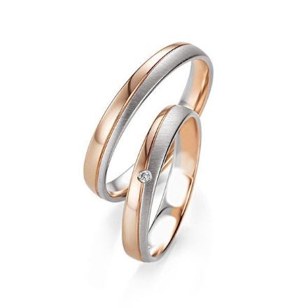 Gifteringer i hvitt & rødt gull 9 kt, 3.5 mm. BASIC LIGHT - 14805653 Gifteringer i hvitt & rødt gull 9 kt, 3.5 mm. BASIC LIGHT - 14805653