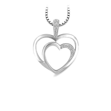 Diamantsmykke i gull med 0,035 ct W-Si - 232439 Diamantsmykke i gull med 0,035 ct W-Si - 232439