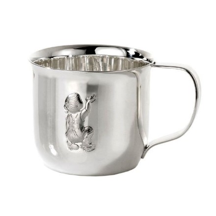 Sølvkrus Metter liten fugl, til pike, 6 cm  - 9750 Sølvkrus Metter liten fugl, til pike, 6 cm  - 9750