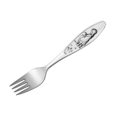 Sølv barnebestikk.Bæ Bæ Lille Lam,gaffel - 9309 Sølv barnebestikk.Bæ Bæ Lille Lam,gaffel - 9309