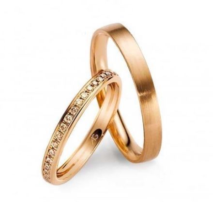 Gifteringer i rosé gull 14 kt, 5.5 mm. GERSTNER -10129736 Gifteringer i rosé gull 14 kt, 5.5 mm. GERSTNER -10129736