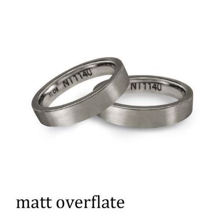 Gifteringer i titan, 4 mm. ESPELAND Gifteringer i titan, 4 mm. ESPELAND