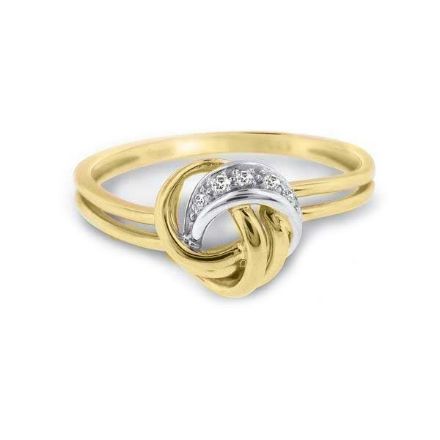 Diamantring gull med 0,015 W-P-63040655 Diamantring gull med 0,015 W-P-63040655