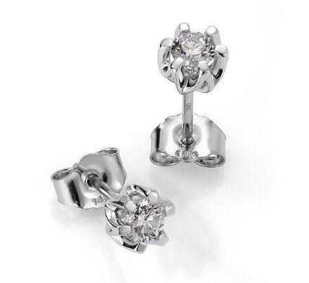 Diamantøredobber Sitara med  2/0,35 ct W-Si-422135 Diamantøredobber Sitara med  2/0,35 ct W-Si-422135