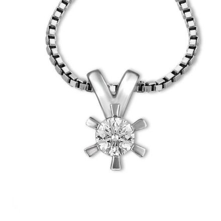 Diamantsmykke Sofia i gull med 0,20 ct W-Si-1120720 Diamantsmykke Sofia i gull med 0,20 ct W-Si-1120720