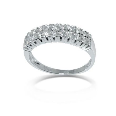 Diamantring i hvitt gull med 0,38 ct W-Si-3301038 Diamantring i hvitt gull med 0,38 ct W-Si-3301038