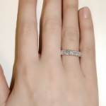 Diamantring i hvitt gull med 0,38 ct W-Si-3301038