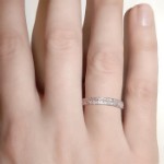 Diamantring i hvitt gull med 0,25 ct W-Si-AR01141