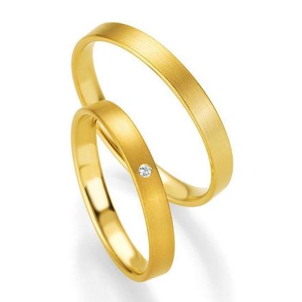 Gifteringer i gult gull 14 kt, 3 mm. PROFIL LIGHT - 4804401 Gifteringer i gult gull 14 kt, 3 mm. PROFIL LIGHT - 4804401