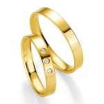 Gifteringer i gult gull 14 kt, 3.5 mm. PROFIL LIGHT - 4804402