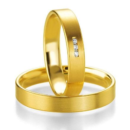 Gifteringer i gult gull 14 kt, 4 mm. PROFIL LIGHT - 480440 Gifteringer i gult gull 14 kt, 4 mm. PROFIL LIGHT - 480440