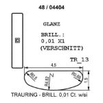 Gifteringer i gult gull 14kt fra Breuning. PROFIL LIGHT