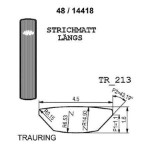 Gifteringer i gult gull 14kt fra Breuning. PROFIL LIGHT