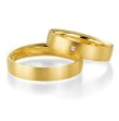 Gifteringer i gult gull 14 kt, 4.5 mm. PROFIL LIGHT - 4804418