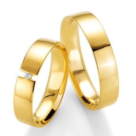 Gifteringer i gult gull 14 kt, 5 mm. PROFIL LIGHT - 4804419 Gifteringer i gult gull 14 kt, 5 mm. PROFIL LIGHT - 4804419