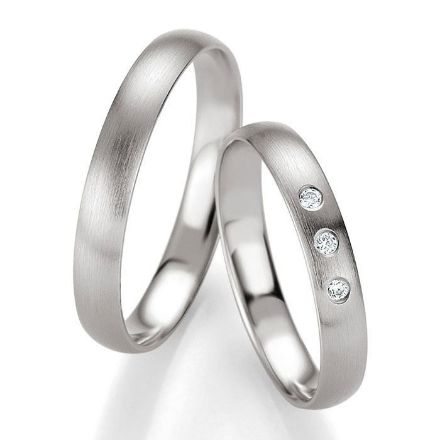 Gifteringer i hvitt gull 14 kt, 3.5 mm. PROFIL LIGHT - 4804406 Gifteringer i hvitt gull 14 kt, 3.5 mm. PROFIL LIGHT - 4804406