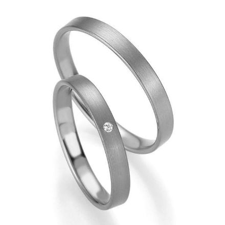 Gifteringer i hvitt gull 14 kt, 3 mm. PROFIL LIGHT - 48044011 Gifteringer i hvitt gull 14 kt, 3 mm. PROFIL LIGHT - 48044011