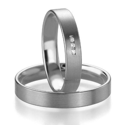 Gifteringer i hvitt gull 14kt fra Breuning. PROFIL LIGHT - 48044031 Gifteringer i hvitt gull 14kt fra Breuning. PROFIL LIGHT - 48044031