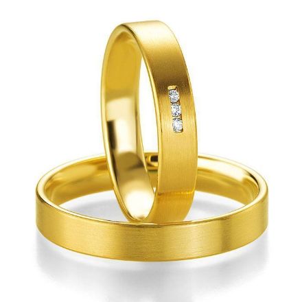 Gifteringer i gult gull 9kt fra Breuning. PROFIL LIGHT Gifteringer i gult gull 9kt fra Breuning. PROFIL LIGHT