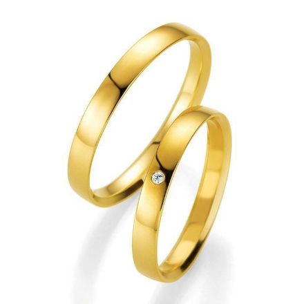 Gifteringer i gult gull 9 kt, 3 mm. PROFIL LIGHT - 48044150 Gifteringer i gult gull 9 kt, 3 mm. PROFIL LIGHT - 48044150