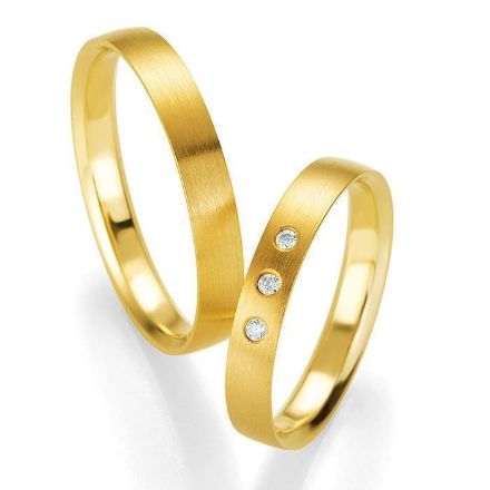 Gifteringer i gult gull 9 kt, 3.5 mm. PROFIL LIGHT - 48044160 Gifteringer i gult gull 9 kt, 3.5 mm. PROFIL LIGHT - 48044160