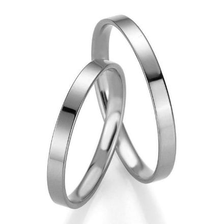 Gifteringer i hvitt gull 9 kt, 2.5 mm. PROFIL LIGHT - 480440010 Gifteringer i hvitt gull 9 kt, 2.5 mm. PROFIL LIGHT - 480440010