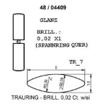 Gifteringer i hvitt gull 9kt fra Breuning. PROFIL LIGHT