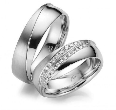 Gifteringer i 14 kt gull med 23/0,146 ct W-Si. GERSTNER -28531 Gifteringer i 14 kt gull med 23/0,146 ct W-Si. GERSTNER -28531