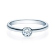 Enstens diamantring med 0,25 ct i 14kt gull. TW-Si. -18019025