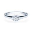 Enstens diamantring med 0,30 ct i 14kt gull. TW-Si. -180022030