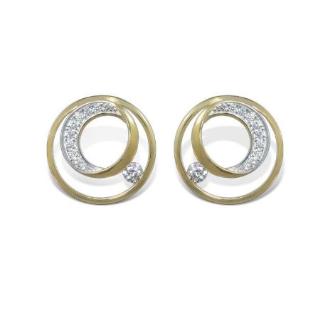 Gulløredobber med zirkonia -796426 Gulløredobber med zirkonia -796426