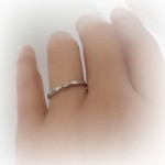 Diamantring i hvitt gull med 0,03 ct W-Si - COC00552h