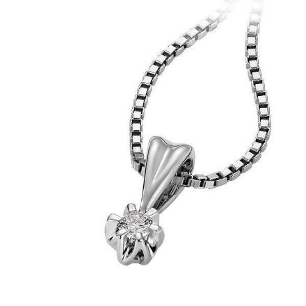 Diamantsmykke Sitara i gull med 0,11 ct W-Si-322110 Diamantsmykke Sitara i gull med 0,11 ct W-Si-322110