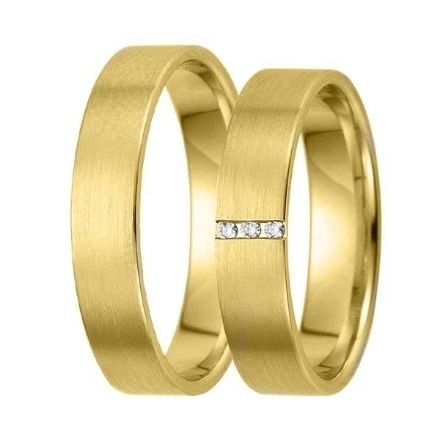 Gifteringer i gult gull 14kt, 4,5 mm. GETTMANN -18348450 Gifteringer i gult gull 14kt, 4,5 mm. GETTMANN -18348450