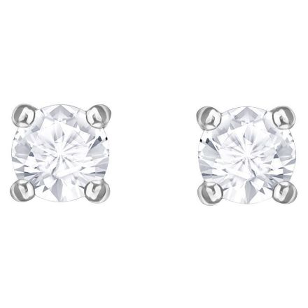 Swarovski øredobber Attract Round Pierced Earrings, White, Rhodium plated - 5408436ber Attract Round - 5408436 Swarovski øredobber Attract Round Pierced Earrings, White, Rhodium plated - 5408436